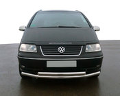 Volkswagen Sharan 1995-2010 Przedni Podwójny Bullbar ST014 (Stal Nierdzewna) zdjęcia 1