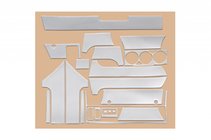 BMW 5 Series E34 1988-1995 Nakładki na Deskę Rozdzielczą Aluminium zdjęcia 2