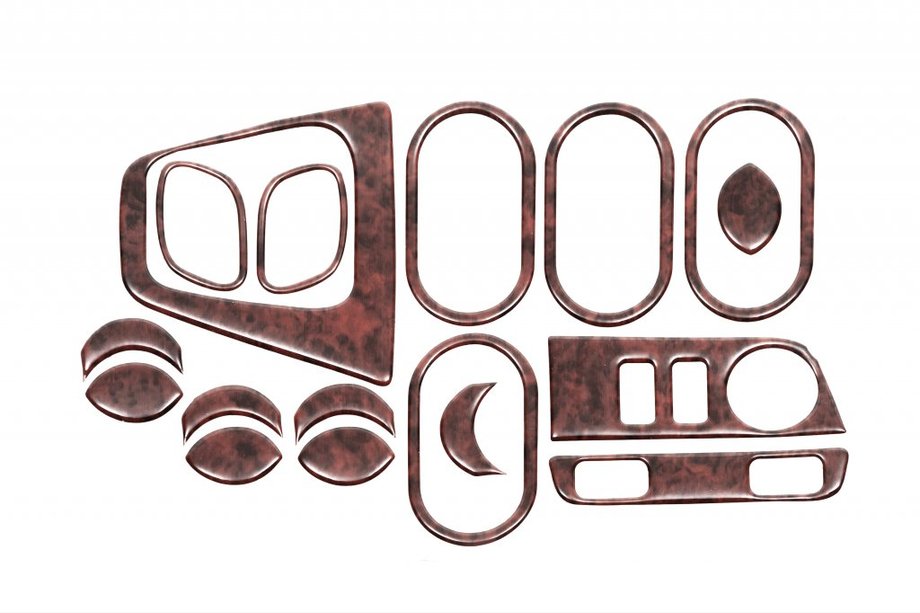 Renault Lodgy 2013-2022 Nakładki na Deskę Rozdzielczą Carbon Image