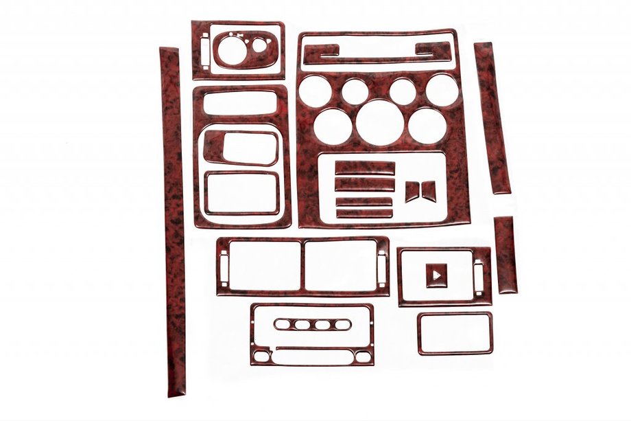 Ford Connect 2002–2006 Nakładki na deskę rozdzielczą Aluminium Image