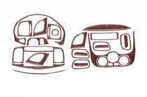 Hyundai Accent 2006-2010 Nakładki na Deskę Rozdzielczą Drewno zdjęcia 1
