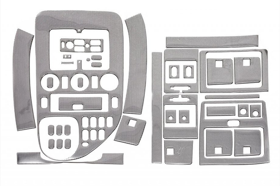 Mercedes Vito W638 1996-2003 Nakładki na deskę rozdzielczą Meric (V-Class, 1999-2003) Zdjęcia 2