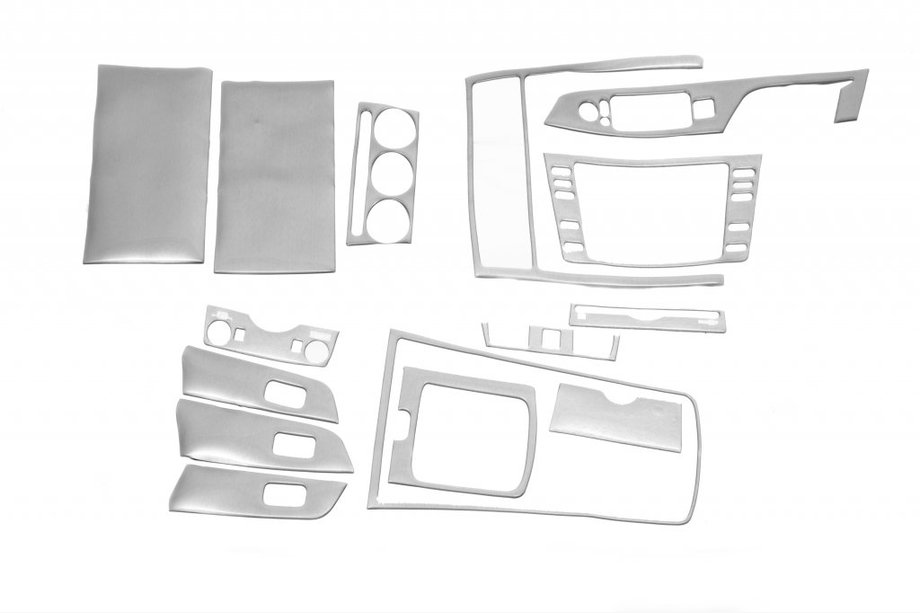 Mazda 6 2008-2012 Nakładki na deskę rozdzielczą w stylu aluminium Image