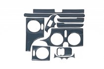 Renault Kangoo 1998-2008 Nakładki na deskę rozdzielczą (Meric) Aluminium zdjęcia 2