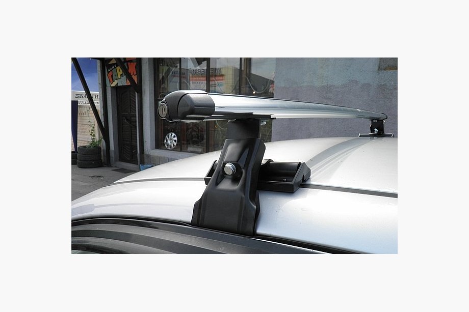 Chevrolet Aveo T200 2002-2008 Bagażnik Dachowy CAMEL (Chrom, Para) Image
