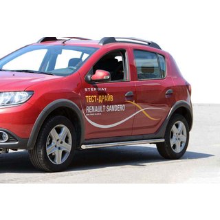 Rury Boczne BB001 (2 szt., stal nierdzewna) Renault Sandero 2013-2022 zdjęcia 1