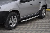 Renault Duster 2008–2017 Progi Boczné Fullmond (2 szt., Aluminium) zdjęcia 1
