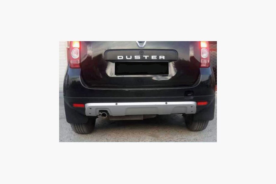 Dacia Duster 2008-2018 Nakładka na tylny zderzak (ABS, szara) Image