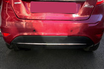 Ford Fiesta 2008-2017 Listwa tylnego zderzaka stal nierdzewna zdjęcia 1