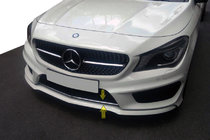 Mercedes CLA C117 2013-2019 Listwa na kratke zderzaka (stal nierdzewna) zdjęcia 1