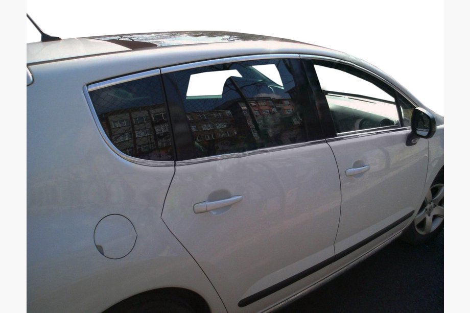 Peugeot 3008 2008-2016 Listwy ozdobne szyb z tylną szybką trójkątną, 8 szt, stal nierdzewna Image