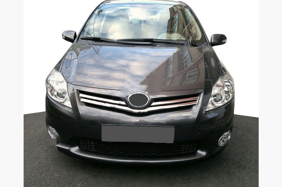 Toyota Auris 2007-2012 Nakładki na Grill Chromowane (Stal Nierdzewna) Image