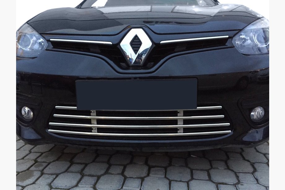 Renault Fluence 2009-2016 Jednoczęściowa kratka zderzaka (2013-2016, stal nierdzewna) Image