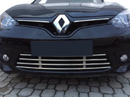 Renault Fluence 2009-2016 Jednoczęściowa kratka zderzaka (2013-2016, stal nierdzewna) zdjęcia 1