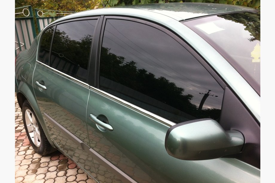 Renault Megane II 2004-2009 Zewnętrzne listwy ozdobne okien stal nierdzewna (4 szt) SD/SW, Carmos - Stal Turecka Zdjęcia 2