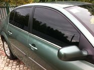 Renault Megane II 2004-2009 Zewnętrzne listwy ozdobne okien stal nierdzewna (4 szt) HB, Carmos - Stal Turecka zdjęcia 2