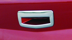 Renault Megane II 2004-2009 Nakladka na Uchwyt Bagaznika (SD, Stal Nierdzewna) zdjęcia 1