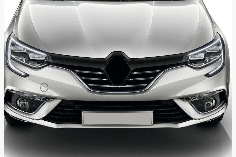Renault Megane IV 2016-2025 Chromowane Nakładki na Grill 2016-2021 (5 szt, Stal Nierdzewna) Carmos - Turecka Stal Nierdzewna Image