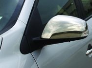 Renault Fluence 2009-2016 Nakładki na Lusterka (2 szt, Stal Nierdzewna) Carmos - Turecka Stal Nierdzewna zdjęcia 2