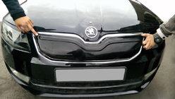 Skoda Octavia III A7 2013-2019 Zimowa osłona na grill (2013-2017) Matowy zdjęcia 3