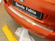 Skoda Fabia 2007-2014 Nakładka na tylny zderzak Nataniko (stal nierdzewna) Kombi zdjęcia 1
