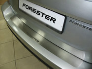 Subaru Forester 2008-2013 Nakładka na tylny zderzak NataNika (stal nierdzewna) zdjęcia 1