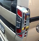 Citroen Nemo 2007-2017 Chromowane nakładki na lampy tylne z wygięciem (2 szt, plastik) zdjęcia 3