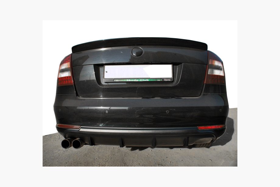 Skoda Octavia II A5 2010-2013 NOWOŚĆ!!! Tylny Dyfuzor (zagruntowany do lakierowania) Image