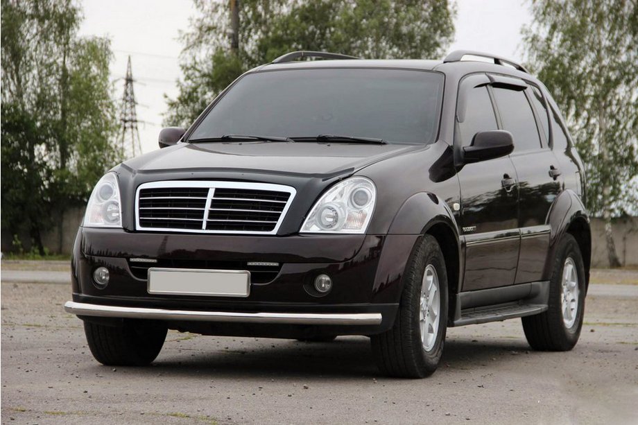SsangYong Rexton I 2001-2017 Osłona Przednia ST008 (Stal Nierdzewna) Image