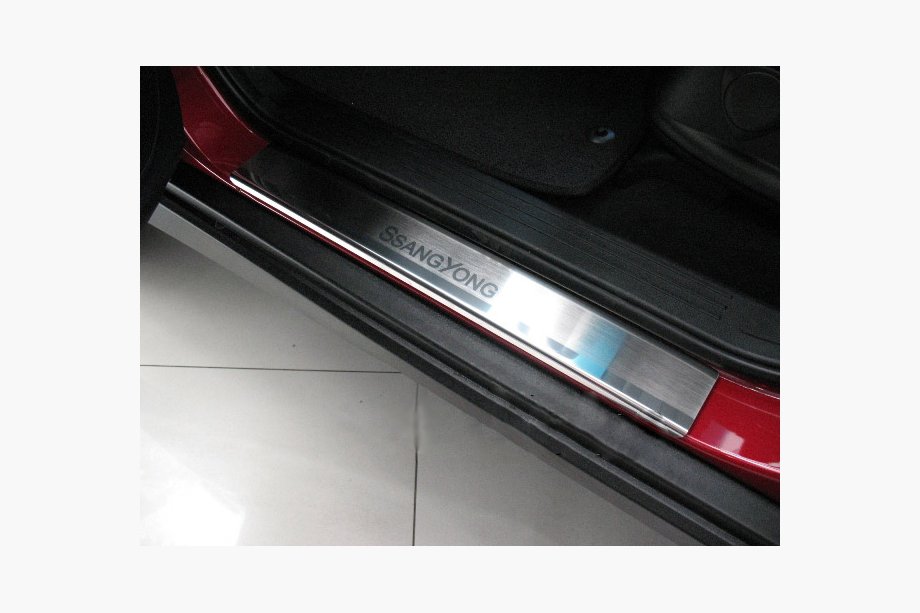SsangYong Kyron 2005-2014 Nakładki na Progi Nataniko (4 szt., Stal Nierdzewna) Image