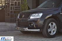 Suzuki Grand Vitara 2005-2017 Przedni podwójny pałąk 60/42mm stal nierdzewna zdjęcia 6