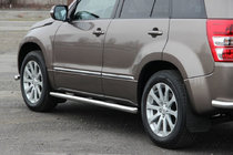 Suzuki Grand Vitara 2005-2017 Rury Boczne BB001 (2 szt., stal nierdzewna) zdjęcia 1