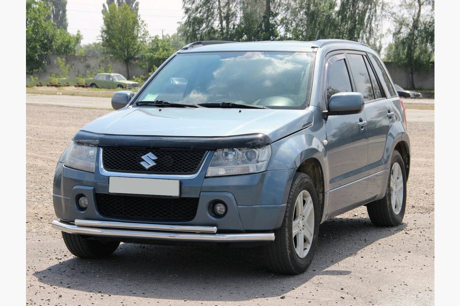 Suzuki Grand Vitara 2005-2017 Przedni podwójny pałąk 60/42mm stal nierdzewna Image