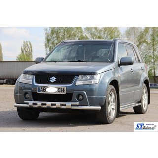 Osłona Przednia ST015 (Stal Nierdzewna) Suzuki Grand Vitara 2005-2017 zdjęcia 2