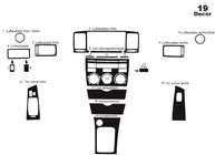 Toyota Corolla 2002-2007 Nakładki na deskę rozdzielczą (2004-2007) Aluminium zdjęcia 3