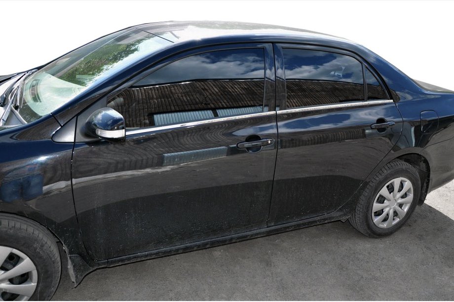 Toyota Corolla 2007-2013 Zewnętrzne listwy ozdobne okien stal nierdzewna (4 szt) Carmos - Turecka Stal Nierdzewna Image