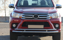 Toyota Hilux 2015- Osłona Przednia ST018 (Stal Nierdzewna) zdjęcia 6