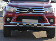 Toyota Hilux 2015- Osłona Przednia ST015 (Stal Nierdzewna) zdjęcia 3