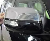 Toyota Land Cruiser 200 2007-2021 Nakładki na lusterka 2012↗ (2 szt., Stal Nierdzewna) zdjęcia 3