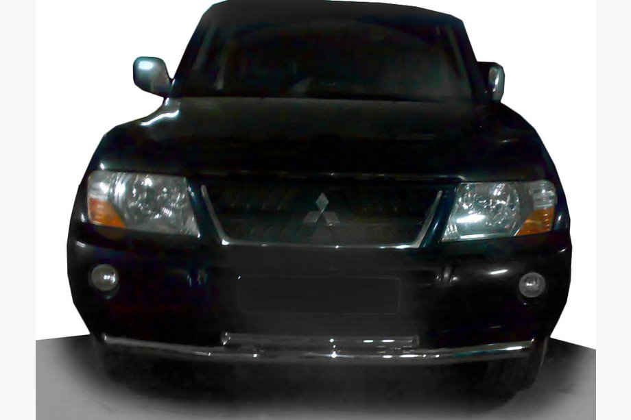 Mitsubishi Pajero Wagon III 1999-2006 Osłona Przednia ST014 (Stal Nierdzewna) Image