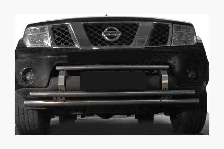 Nissan Navara 2006-2015 Osłona przednia ST0014-3 (stal nierdzewna) Image