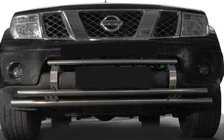 Nissan Navara 2006-2015 Osłona przednia ST0014-3 (stal nierdzewna) zdjęcia 1