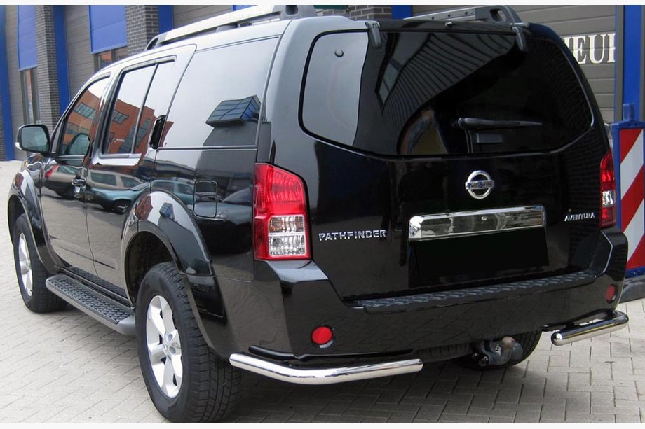Nissan Pathfinder R51 2005-2014 Tylna Belka AK003 (Stal Nierdzewna) Image