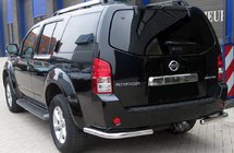 Nissan Pathfinder R51 2005-2014 Tylna Belka AK003 (Stal Nierdzewna) zdjęcia 1