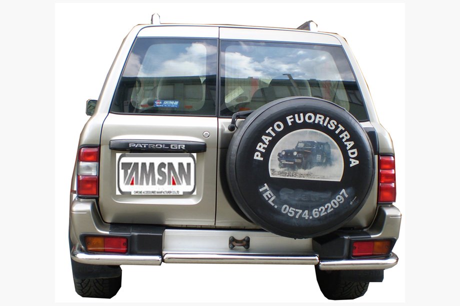 Nissan Patrol Y61 1997-2011 Pałąk Tylny AK005-1 (Stal Nierdzewna) Image