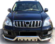 Toyota Land Cruiser Prado 120 2002-2009 Przedni Pałąk ST013 (Stal Nierdzewna) zdjęcia 1