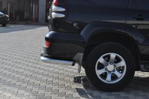 Toyota Land Cruiser Prado 120 2002-2009 Tylne narożniki AK003 (2 szt., stal nierdzewna) zdjęcia 6