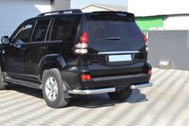Toyota Land Cruiser Prado 120 2002-2009 Tylne narożniki AK003 (2 szt., stal nierdzewna) zdjęcia 8