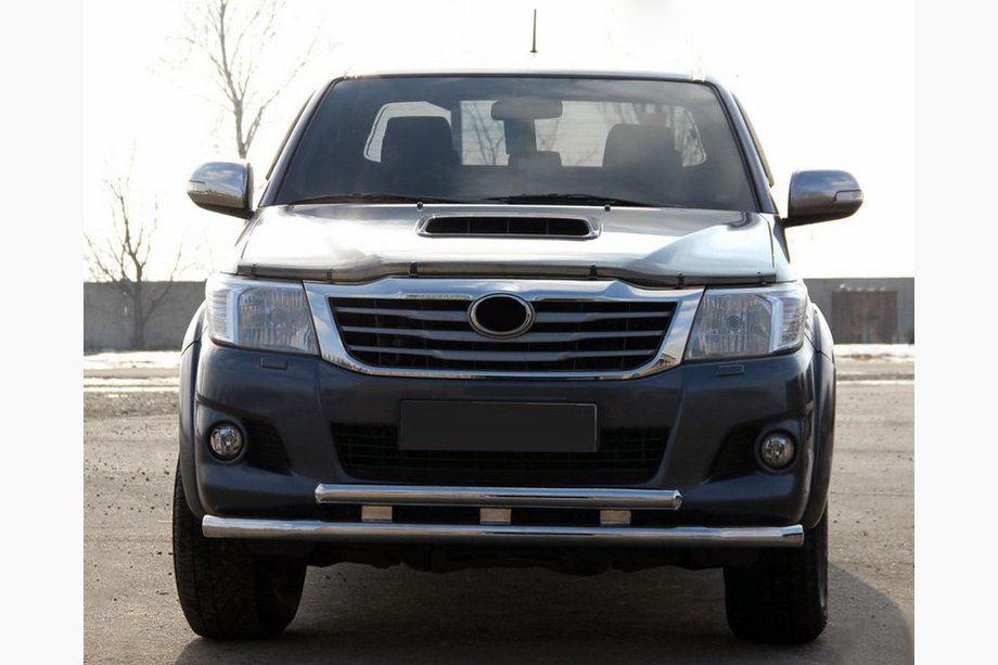 Toyota Hilux 2006-2015 Osłona Przednia ST014 (Stal Nierdzewna) Image