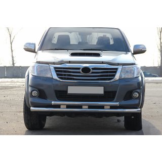 Osłona Przednia ST014 (Stal Nierdzewna) Toyota Hilux 2006-2015 zdjęcia 3